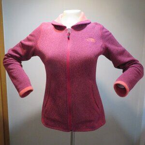 The North Face Full Zipper Two Pocket Red and Coral Jacket